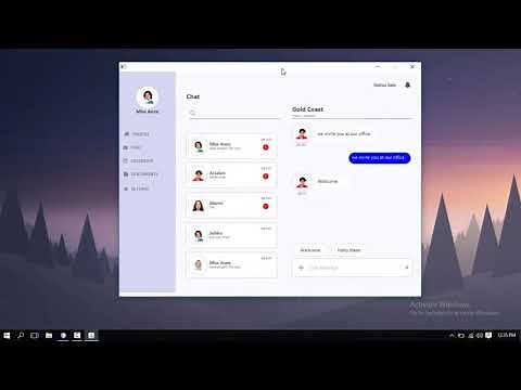 Designing Chat App In JavaFx | Netbeans And Scene Builder