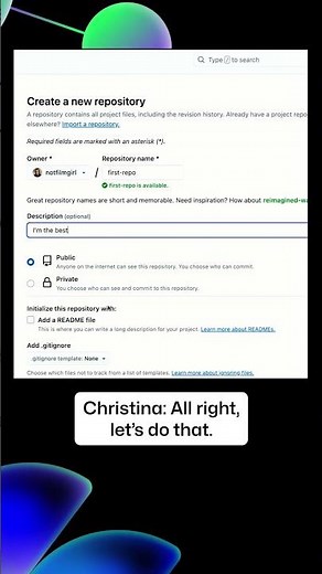 How to create your first GitHub repository