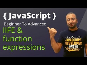 javascript bangla tutorial 33 : IIFEs and function expression