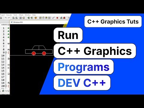 How to run graphics Program in dev C++ | Graphics in C++