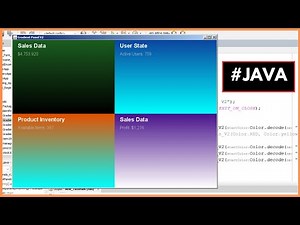 Java - How to Add Gradient Background Color to JPanel with Text in Java NetBeans (2)