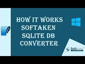 How Softaken SQLite DB Converter Works | Convert SQLite Database Files into Multiple Formats
