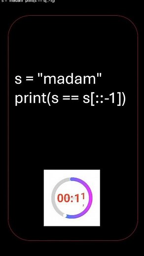 Python Coding Challenge #2 — Easy String Problem Explained in 20 Seconds! #codechallenge #python