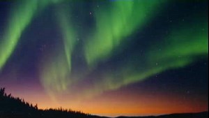 Aliens talking? No, but if aliens were listening in they’d hear this sound created by charged particles from the sun crashing into the magnetic field above Earth. Watch the full-length version of this video on SPACE.com: http://www.space.com/php/video/player.php?video_id=080627-earth-sounds | Space.com