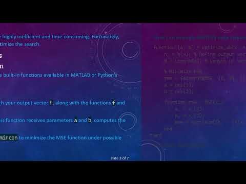 Achieve Minimum MSE in Python and MATLAB: A Guide to Optimization