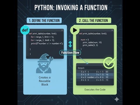 Python Full Course ❤️|🔹 Invoking a Function in Python | Function Call with Example💻🐍| Lecture-25