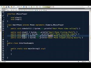 14.4 : Demo — Example for Interface — [Abdul Bari] Java Course