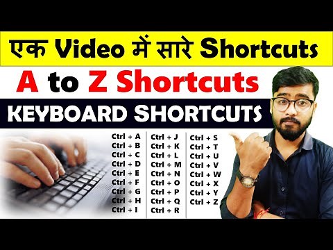 Keyboard a to z shortcut keys | keyboard shortcuts a to z | Keyboard Shortcuts
