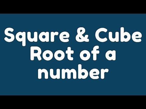 How to calculate Square root and Cube root of a number in Java?