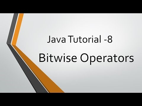 Java Tutorial - 8: Bitwise Operators