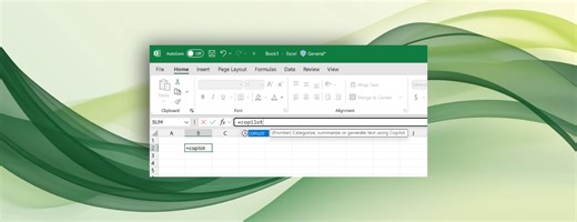 Bring AI to your formulas with the COPILOT function in Excel
