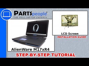 Dell AlienWare M17xR4 LCD Screen Assembly Replacement Video Tutorial