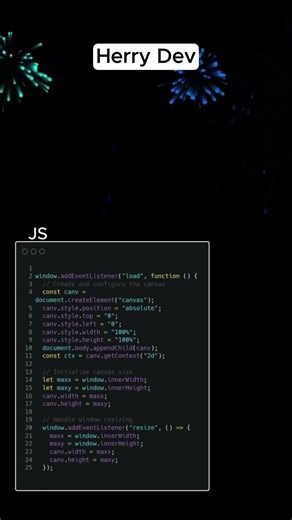 🎉 Celebration Animation with HTML5, CSS3 & JavaScript 🚀 #shorts #shortsvideo #video #coding #html5