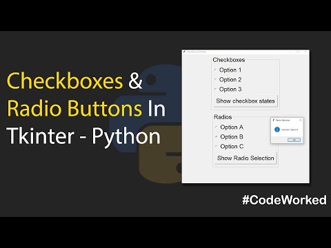 Checkboxes And Radios in Tkinter - Python | Step-By-Step Guide