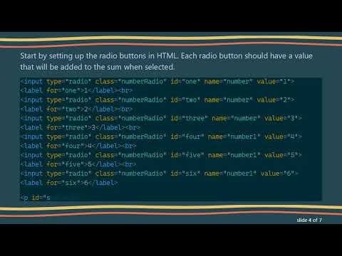 How to Add Radio Button Values Dynamically in JavaScript