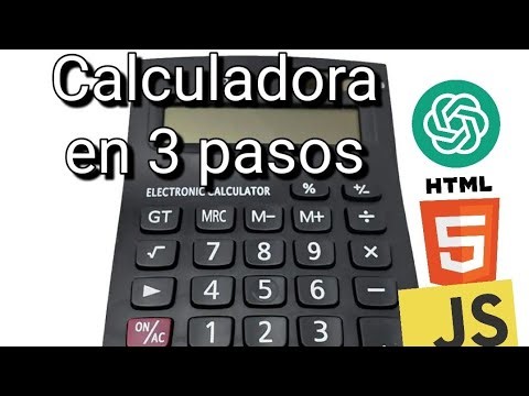 Aprende a hacer una calculadora en HTML y JavaScript con ChatGPT (Fácil y rápido)
