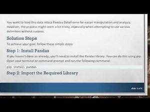 How to Read Data from a TXT File and Store It in a DataFrame Using Python
