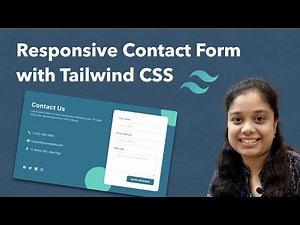 Responsive Contact Section using Tailwind CSS