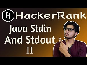 Java Stdin and Stdout II HackerRank Solution | How to use buffer reader in java |