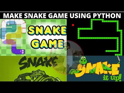How to create a Snake game using python | snake game making in python | #codewithkiran#python