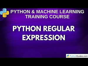 Regular Expressions in Python | Python Tutorial | Learn Python Programming