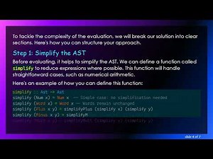 How to Evaluate an AST to a String in Haskell