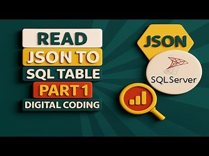 How to Import JSON Data into SQL Server Table | Parse JSON to Tabular Format in SSMS | Read JSON
