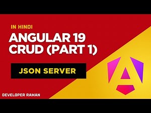 🚀 Angular 19 CRUD Series (Part 1) | Create Project & Setup Routing with JSON Server