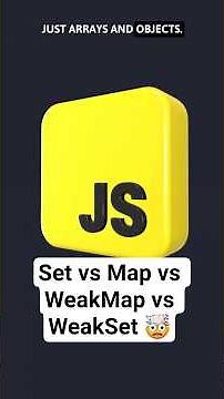 Set vs Map vs WeakMap vs WeakSet in JavaScript (When to Use What?) #coding #programming #javascript