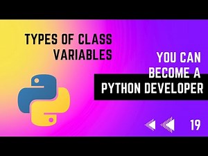 #19 Types of Class Variables | Python Tutorial Series | In Tamil EMC Academy