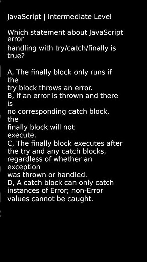 JavaScript trycatchfinally Error Handling Explained #webdev #codereview #learningjs