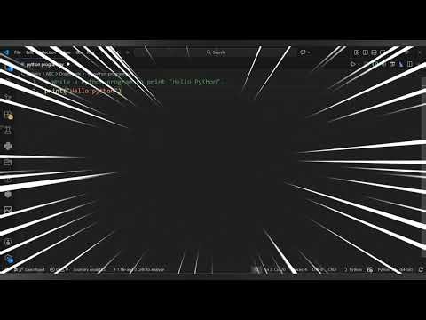 🐍Python Program #1: Write a Python Program to print "Hello Python".