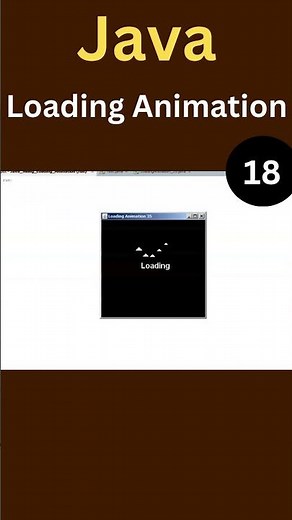Java Swing: Create a Flying Triangles Loading Animation