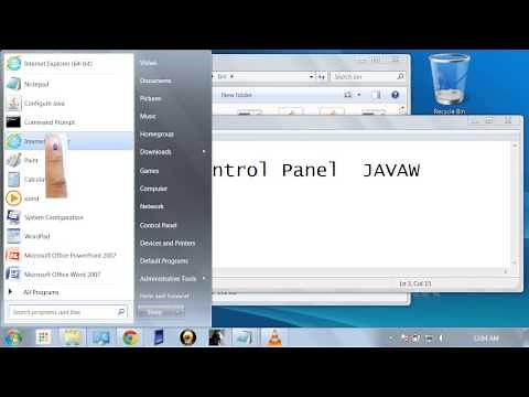 unable to verify java configure java control panel not opening fix