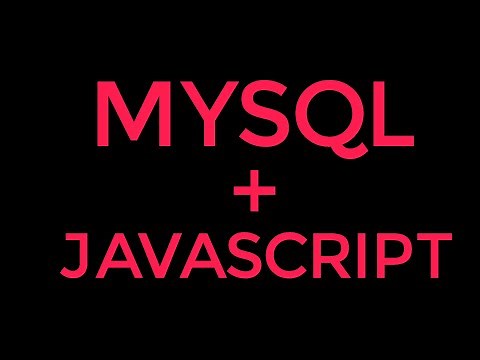 Mysql con JavaScript - Tutorial
