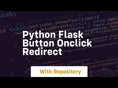 python flask button onclick redirect