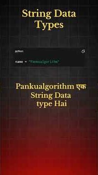 🔥Main Python data types (int, float, string, boolean) #new #python #viralvideo #pankualgorithm