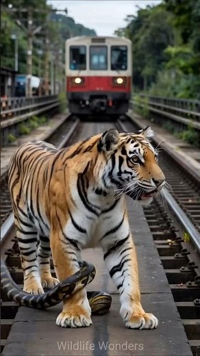 Tiger vs Python #animallife #animal #wildanimals #wildlife #nature #leopard #python #short #wildrift