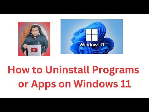 How to Uninstall Programs or Apps on Windows 11