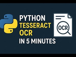 Python Tesseract OCR in 5 Minutes | Extract Text from Images using pytesseract Tutorial