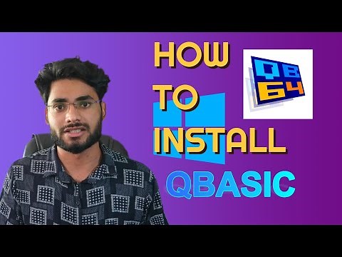 How To Install Qbasic For All Version of Windows |Qbasic Tutorial 2 | secondary computer programming