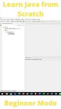 Saying Hello World in Java with Eclipse IDE
