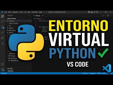 Cómo crear entorno virtual Python en VS Code venv