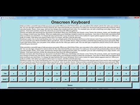 How to Create a GUI Onscreen Keyboard in Python - Tutorial