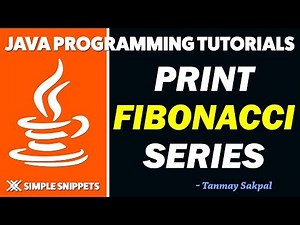 Java Program to Print FIBONACCI Series using FOR LOOP | Java tutorials for Beginners
