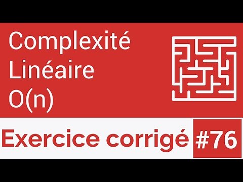 Exercice corrigé #76: Complexité linéaire O(n) (Darija)