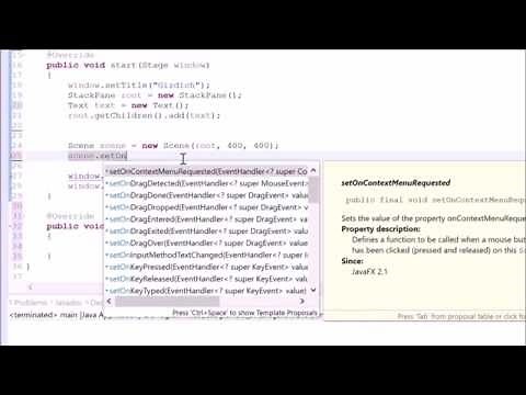 Java Tutorial 54 (JavaFX / GUI) - Handling Keyboard Inputs