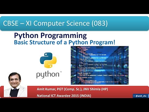 Basic Structure of Python Program! (English)