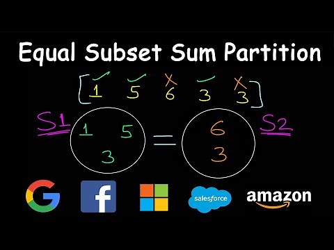 Partition equal subset sum | Equal sum partition | Dynamic Programming | Leetcode #416