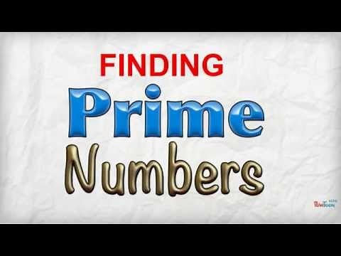 Finding Prime Numbers